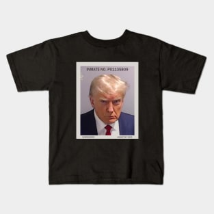 Trump Mugshot Inmate Number Kids T-Shirt